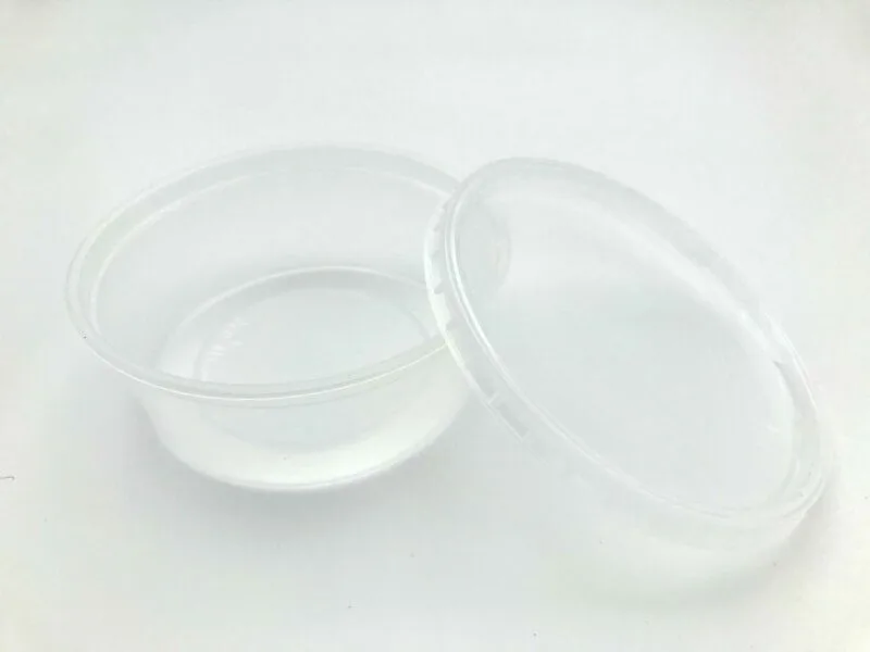 Slightly Opaque 8 oz Deli Cup with Lid