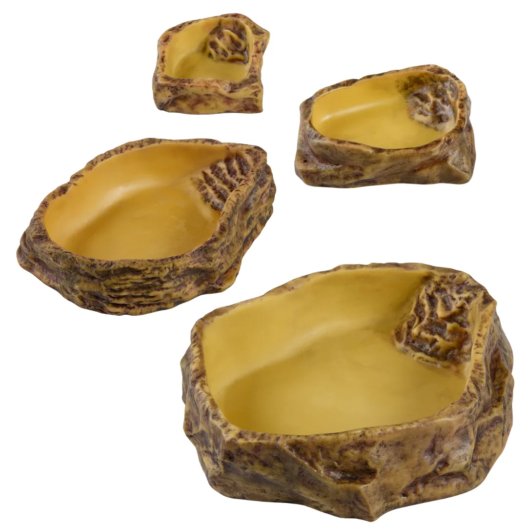 Exo Terra Rock Water Dishes Water Bowl for Reptiles