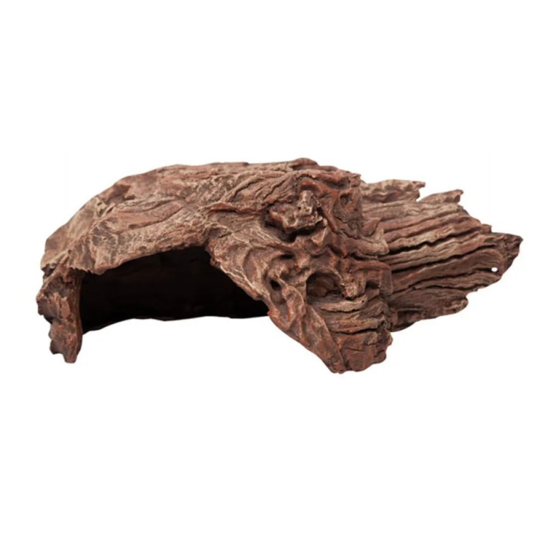 Reptile One Wood Log Hide Large