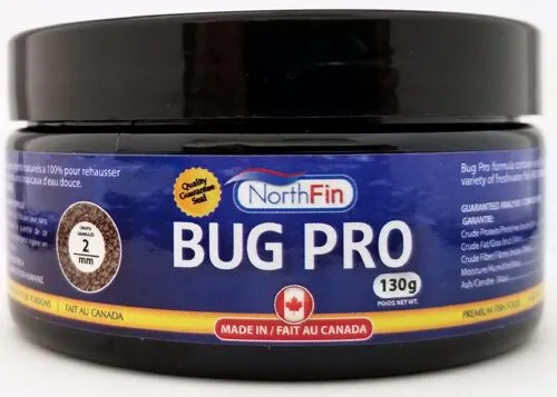 Northfin Bug Pro 2mm crisps available in canada Tadpole Food