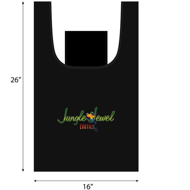 Jungle Jewel Exotics Large Reuasable Shopping Bag with Self Pocket