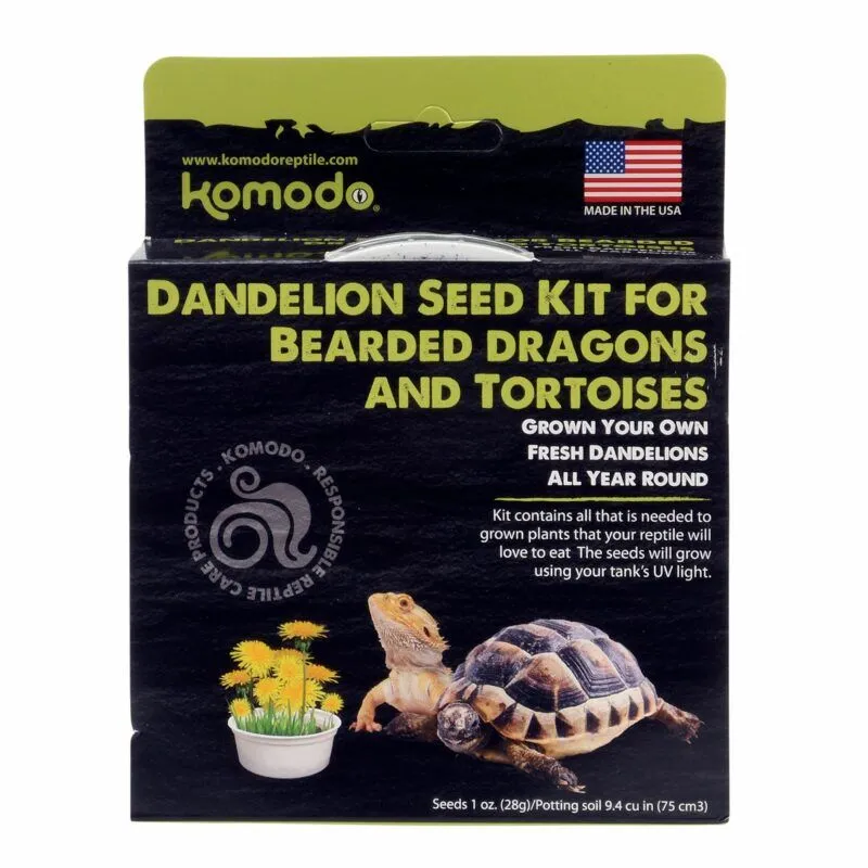 KOMODO DANDELION SEED KIT FOR BEARDED DRAGONS AND TORTOISES