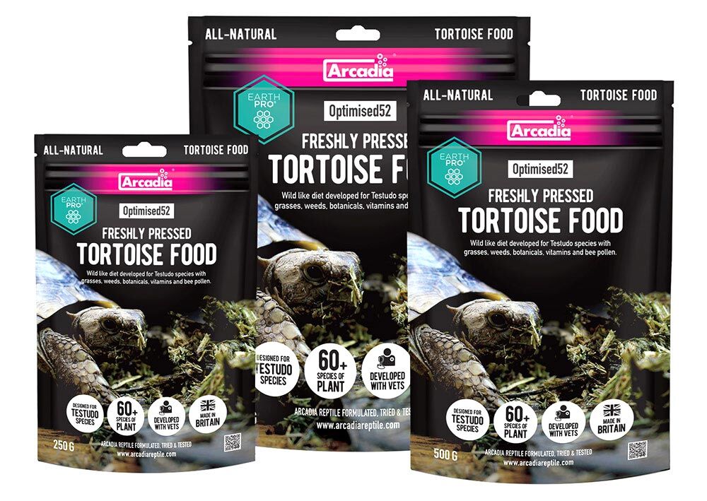 Arcadia Reptile EarthPro Optimised52 Tortoise Food bags
