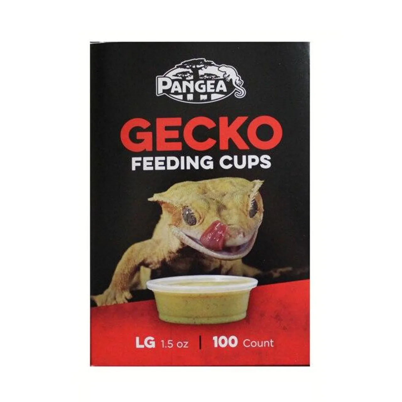 pangea large plastic gecko feeding cups dishes 1.5oz-100-cups