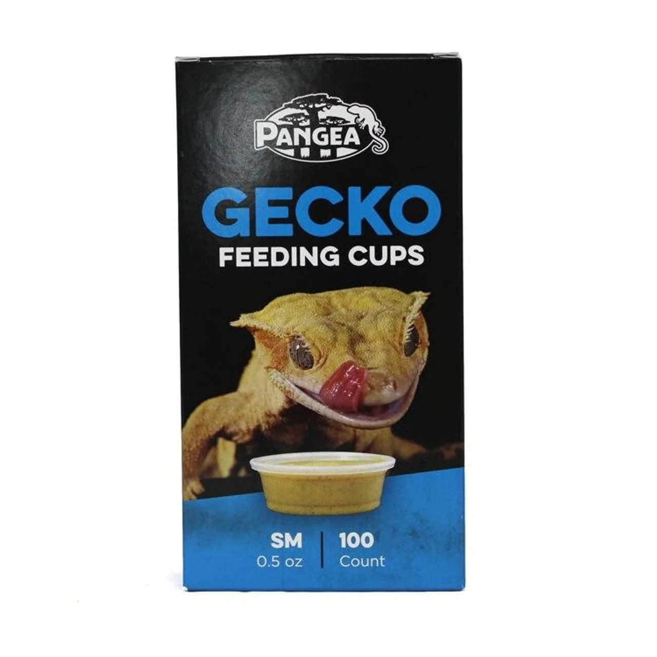 pangea small plastic gecko feeding cups dishes .5oz 100 cups