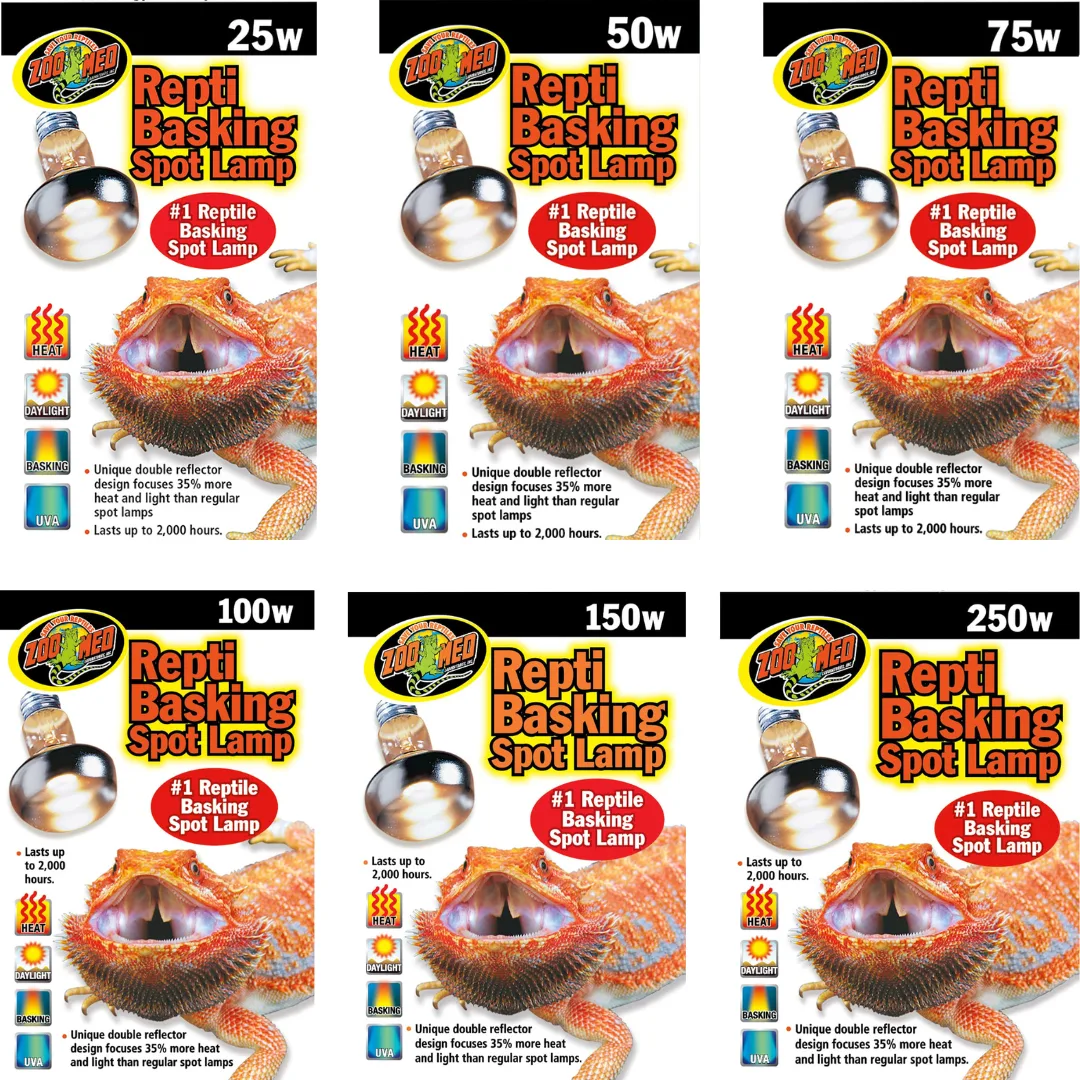 Zoo Med Repti Basking Spot Lamp Bulb Wattage Options