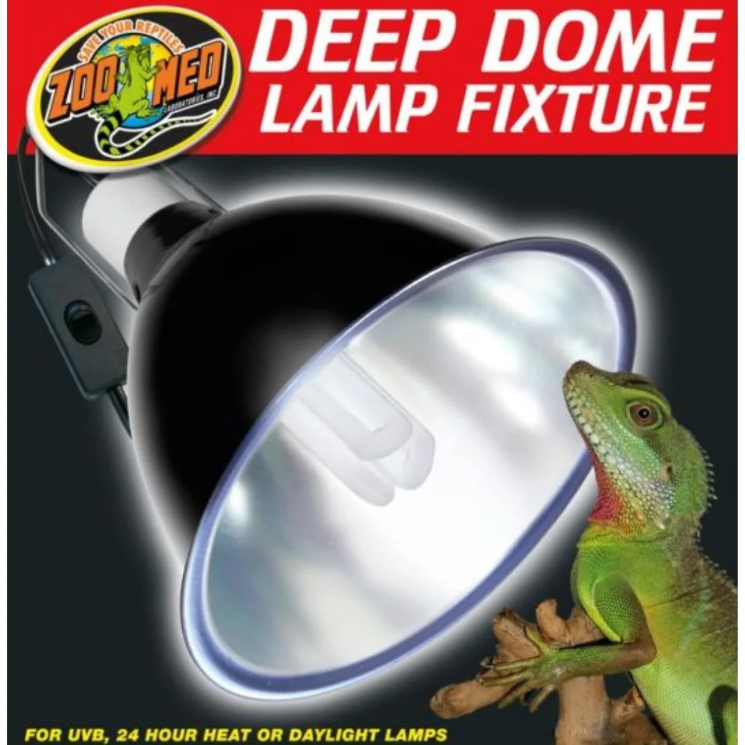 Zoo Med Deep Dome light Fixture Up To 160w