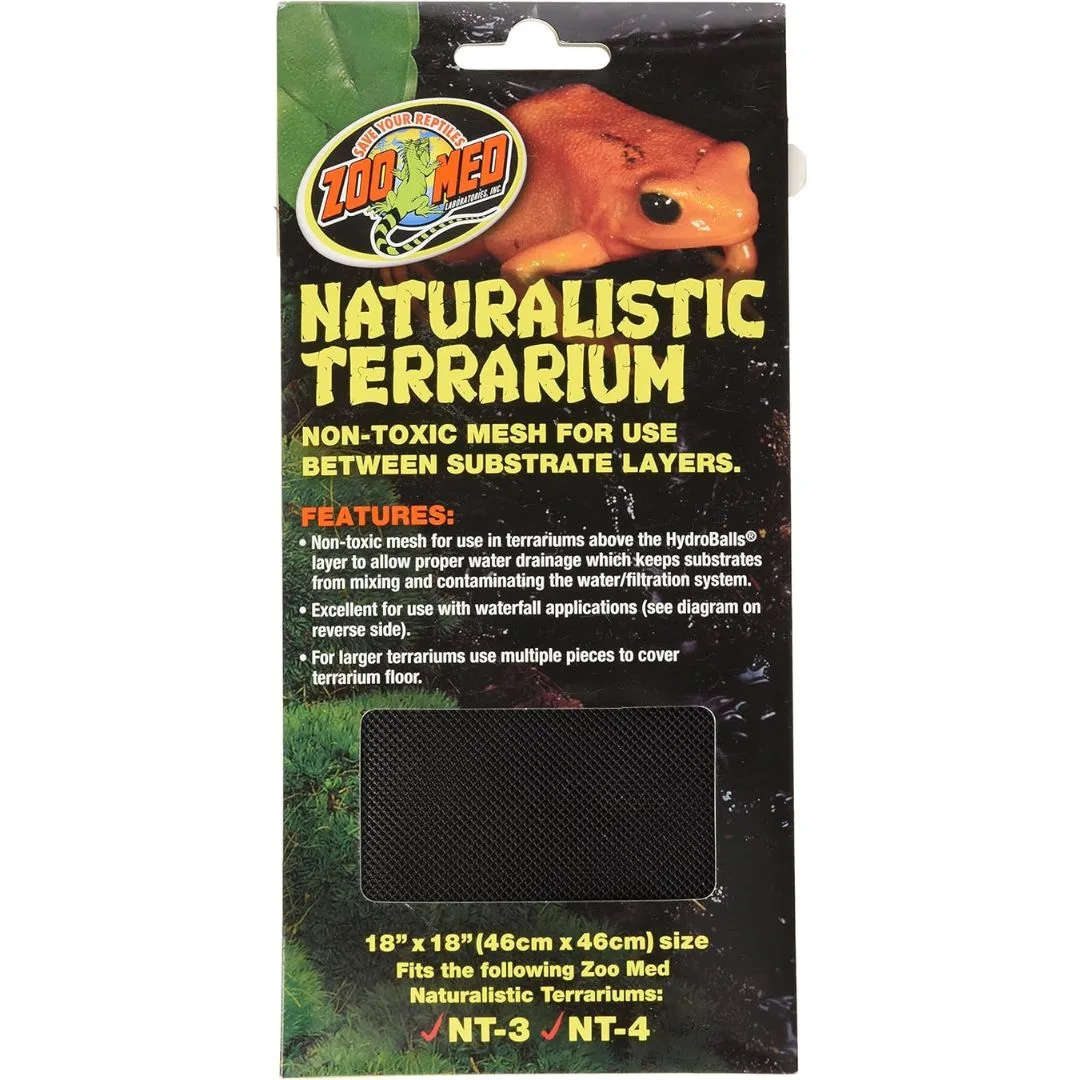 Zoomed Terrarium Substrate Draining Mesh (fits 18x18)