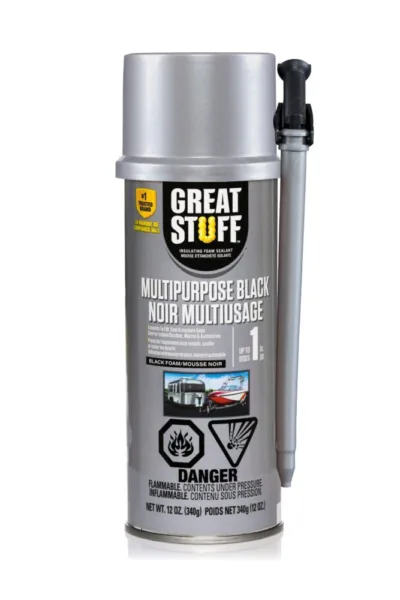 Great Stuff Black Spray Foam 12oz