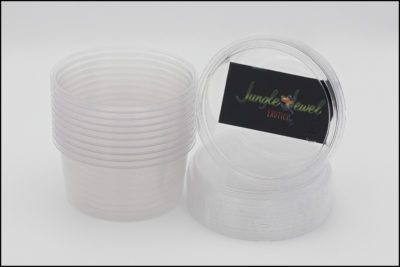 12 ozClear cups with lids 1