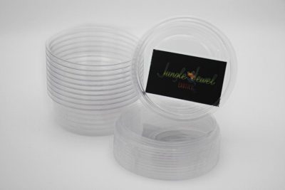 8ozClear cups with lids 1
