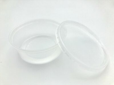 Slightly Opaque 8 oz Deli Cup with Lid