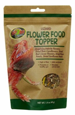 zoo med lizard flower food topper 1.4oz bag