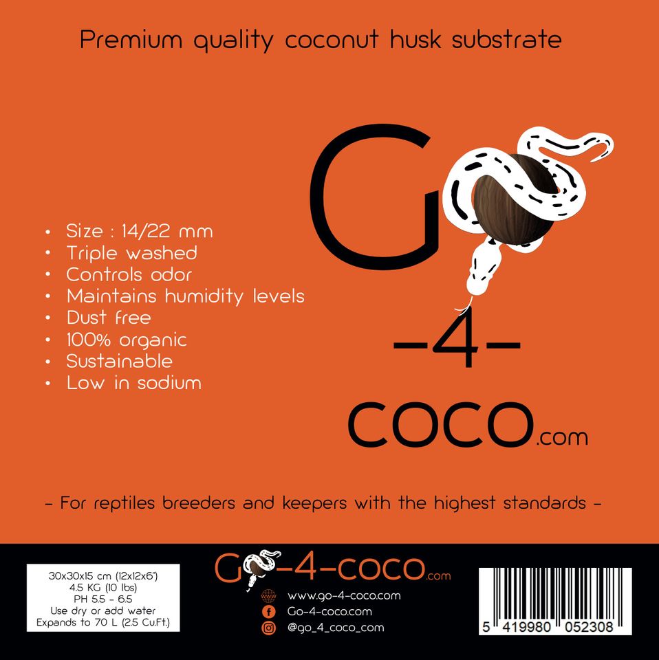 Go-4-Coco 14x22 mm premium Coco Husk Substrate Large