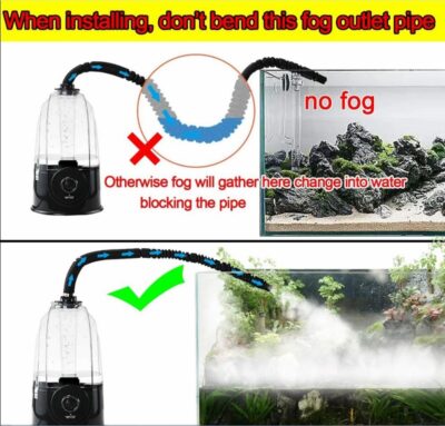 Coospider Reptile Fogger hose instructions