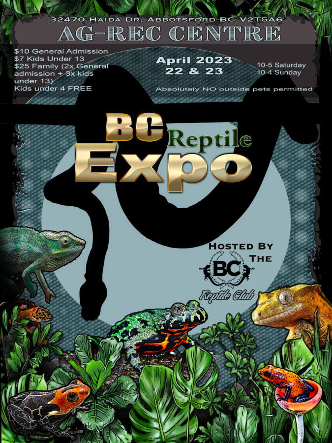 Abbotsford Reptile Expo April 22 - 23 2023