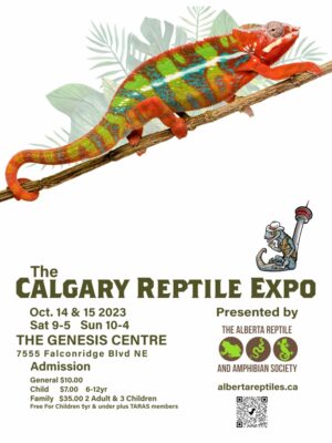 The Fall Calgary Reptile Expo Oct 14-15 2023