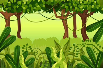 Jungle Background Banner jje 01