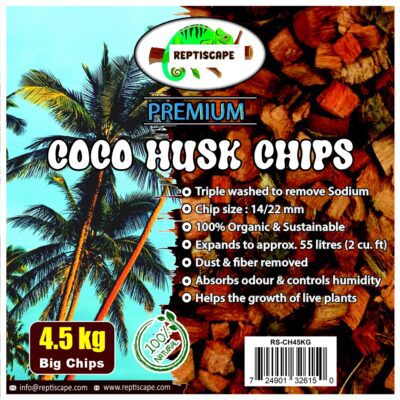 Reptiscape COCO HUSK CHIPS 4.5KG Big Chips