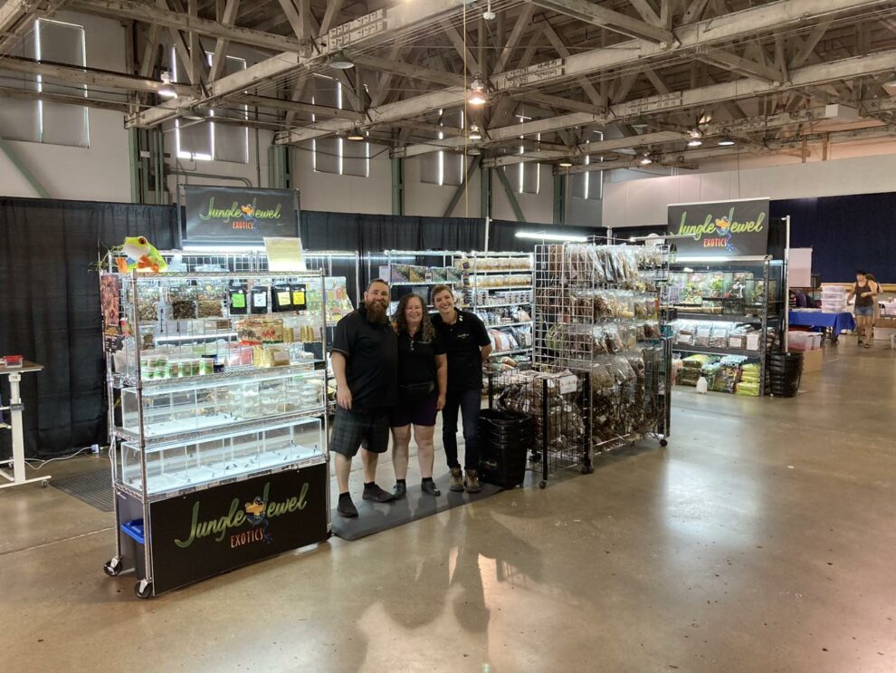 Jungle Jewel Exotics Edmonton Reptile Expo Booth