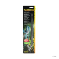 Exo Terra Black Stainless Steel Angled Feeding Tweezers
