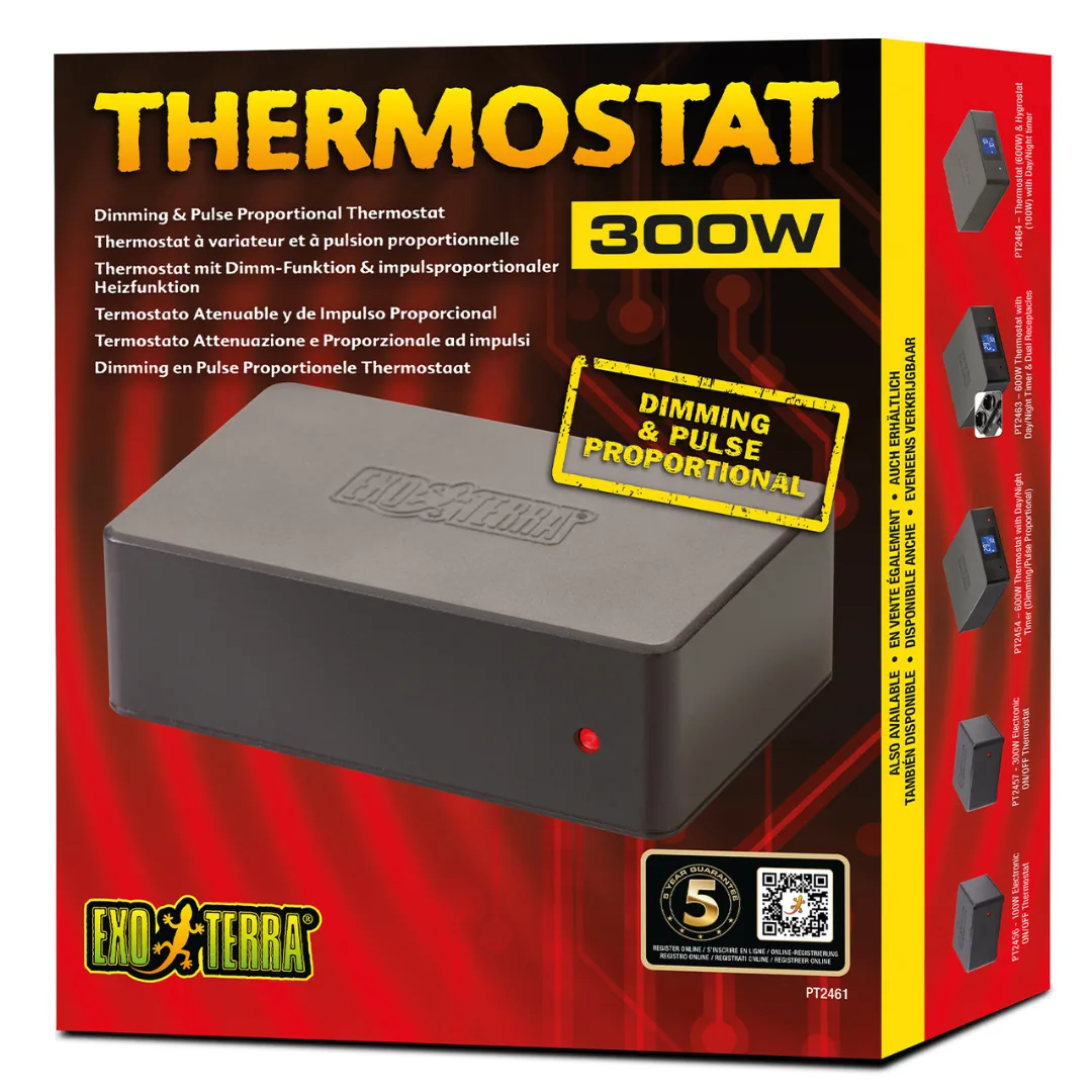 Exo Terra Thermostat 300W Thermostat with dimming and pulse proportional function