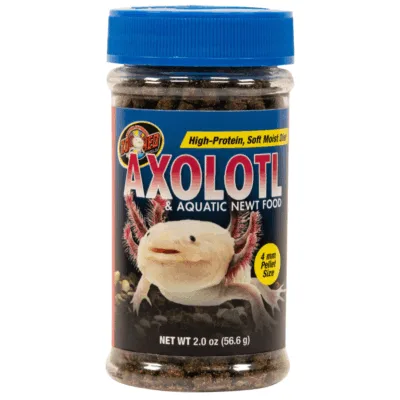 Zoo Med Axolotl Food and aquatic newt food 2 oz 56.6gm jar