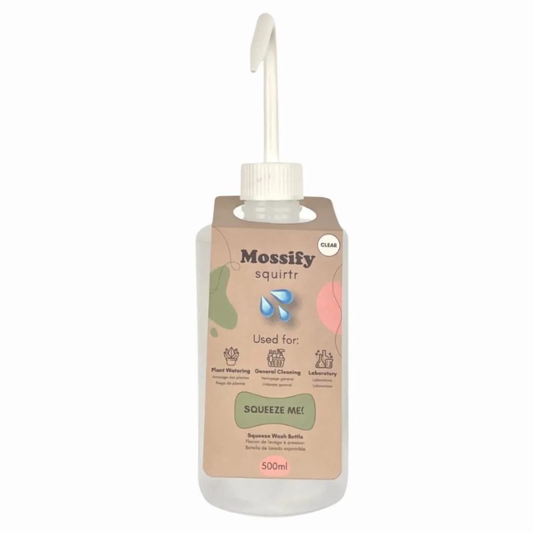 Mossify Clear Squirt Bottle Squeeze Bottle