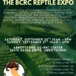 Fall Abbotsford Reptile Expo September 20-21 2025