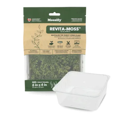 Mossify Revita-Moss Canadian Moss For Terrariums retail packaging