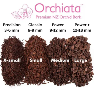 Ochiata Premium Orchid Bark Size Comparison