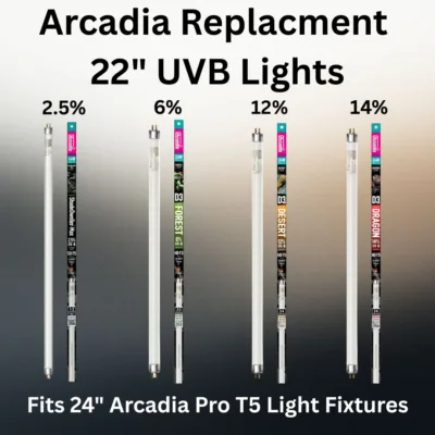 Arcadia Replacement UVB Lights to fit 24 inch fixtures