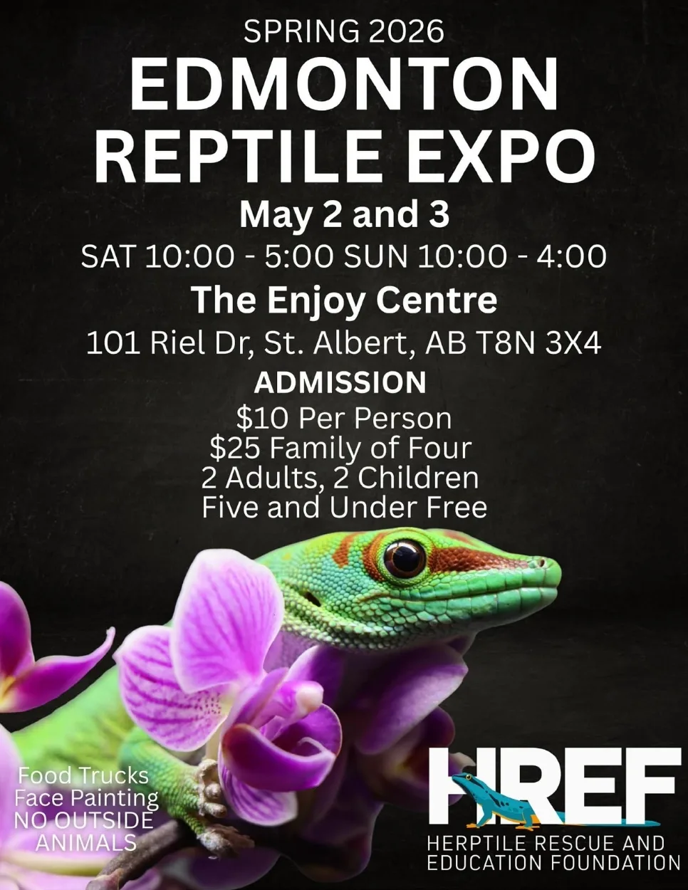 Edmonton Reptile Expo May 2-3 2026