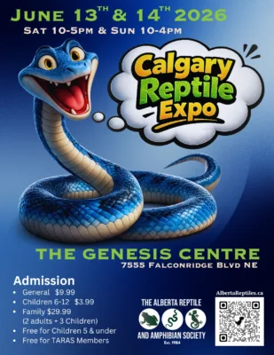 Calgary Reptile Expo June 13-14 2026