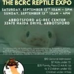 BCRC Abbotsford BC Reptile Expo September 12-13 2026